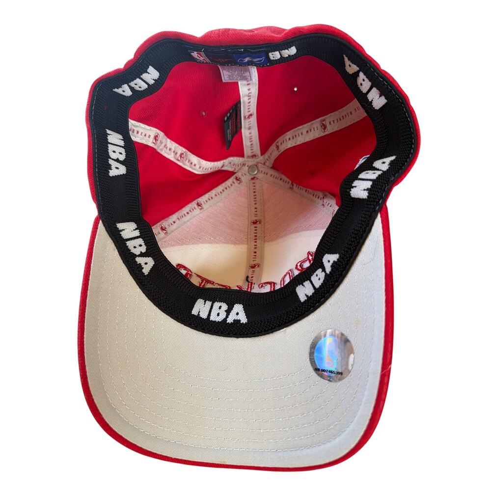 NBA Houston Rockets Hat Reebok Stretch Fit Red Cap - Picture 4 of 5